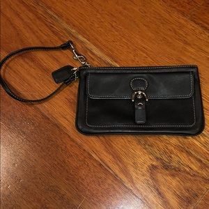 Brand New Black Coach Wristlet